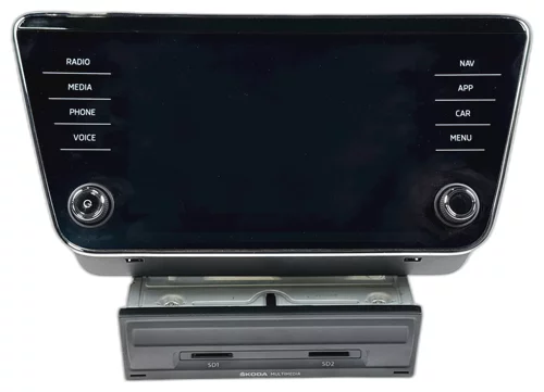 Rádio Amundsen, 5Q0 035 874 C, 3V0 919 605 D, Škoda Superb III