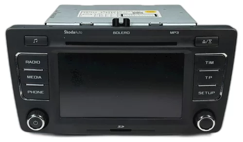 Rádio Bolero, 1Z0 035 156 F, Škoda Octavia II