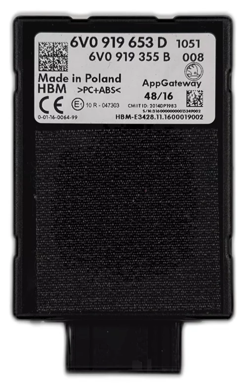 Řídící jednotka pro online služby, 6V0 919 653 D